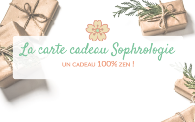 La carte cadeau sophrologie, une idée cadeau 100% Zen !