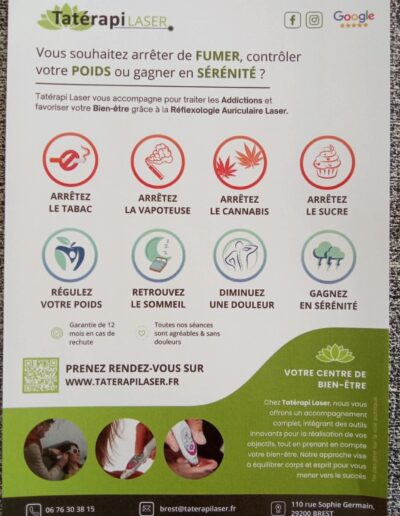 auriculothérapie laser réflexologie auriculaire laser Brest